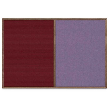 United Visual Products Slim Style Indoor Enclosed Corkboard, 24 UV502SC-BLACK-KEYLIME